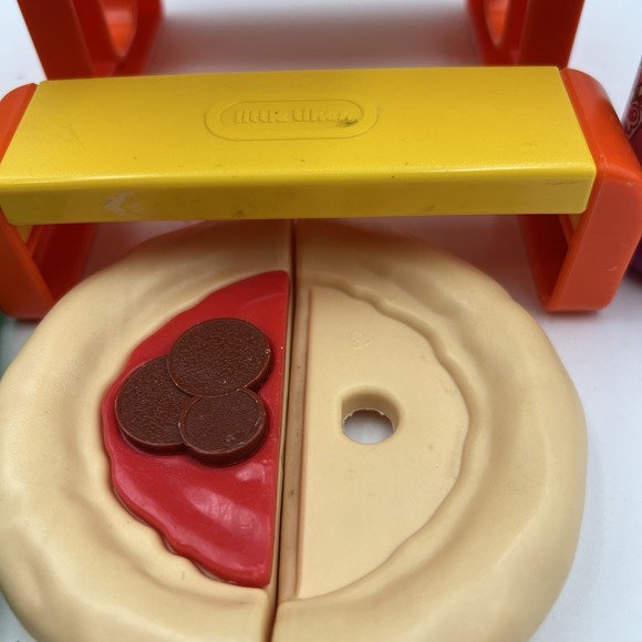 Little Tikes Vintage Toy Food‎ Lot Fisher Price Play Pretend Pizza Juice Table - Picture 5 of 15
